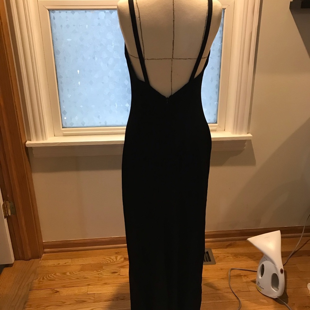 Black 2pc evening dress